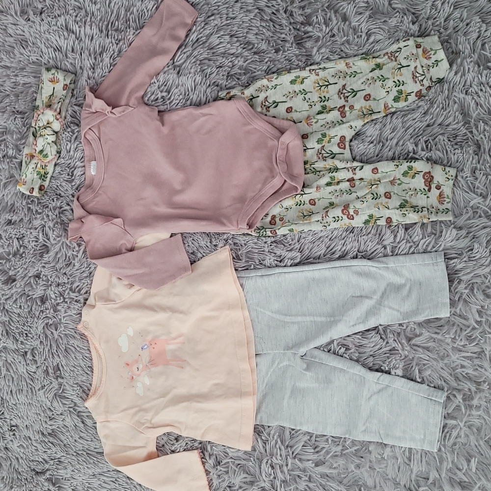 Lot of 2 set of Baby Girl Outfits